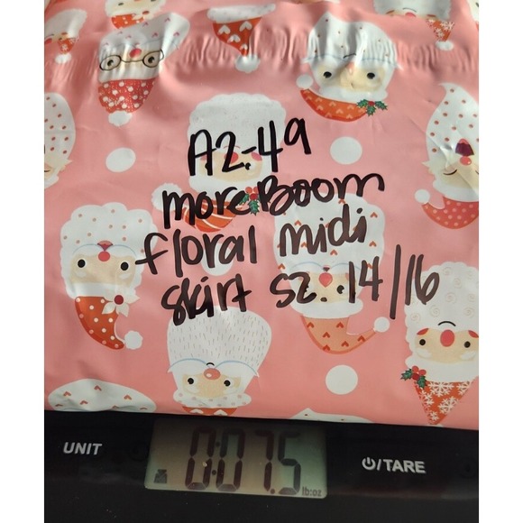 Vintage More Boom Womens Floral Midi Skirt‎ Size 14 Multicolor Pull On Boho Full - Picture 10 of 10